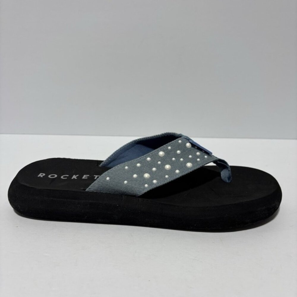 Rocket Dog Women’s Spotlight 2 Flip Flop Sandals Blue, Size 8 M